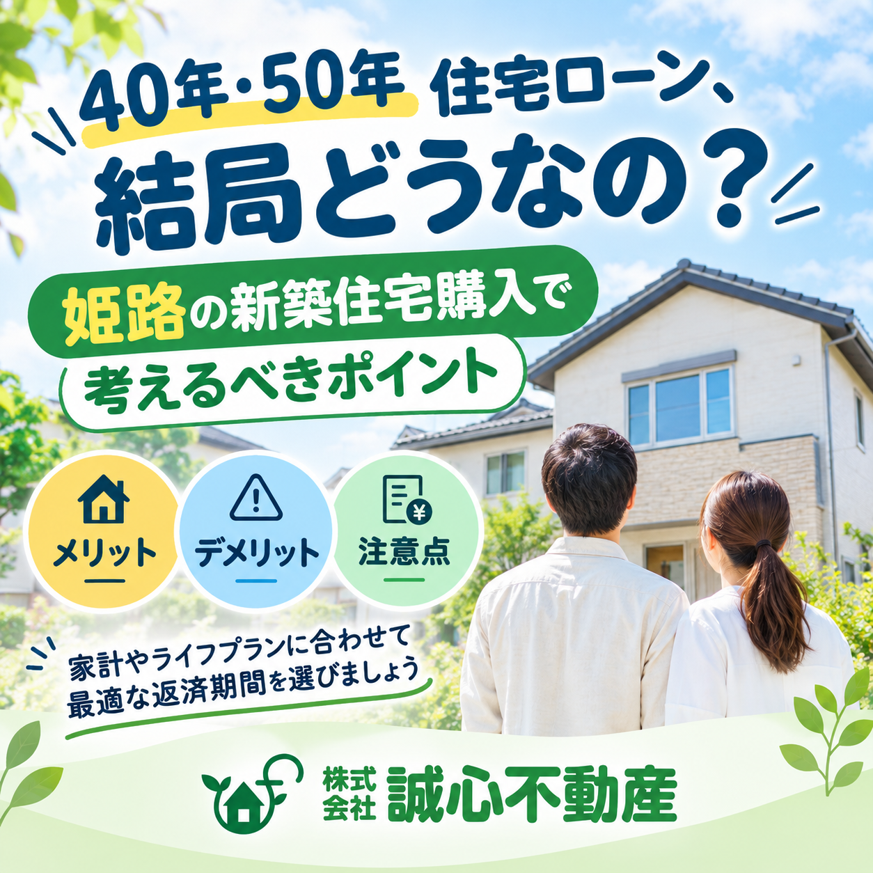 40年・50年の住宅ローン、結局どうなの?姫路の新築住宅購入で考えるべきポイント