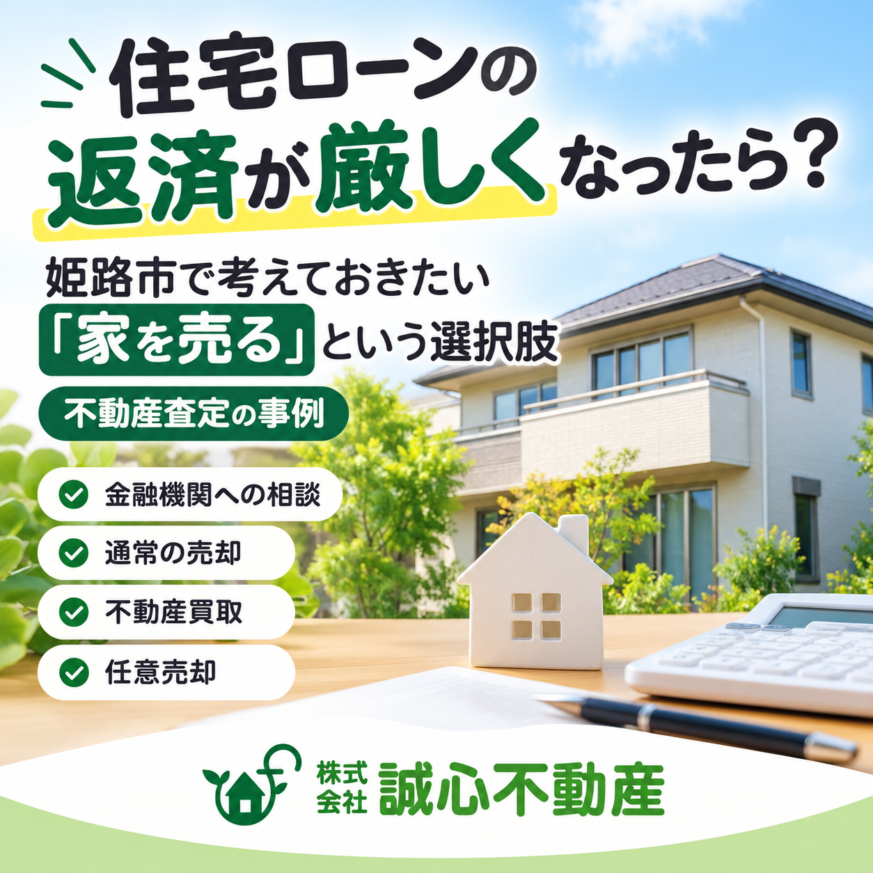 住宅ローンの返済が厳しくなったら?姫路市で考えておきたい「家を売る」という選択肢|不動産査定の事例