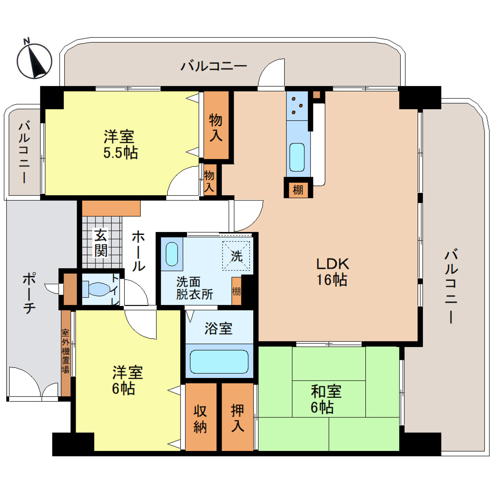 姫路市野里【ライオンズマンション姫路野里】リフォーム令和7年10月下旬完了♪ＪＲ播但線「京口」駅　徒歩12分♪LDK＋和室　22帖で広々ゆったり♪バルコニーは3つあり、開放的で風を感じながらくつろげます♪周辺環境も充実で子育て世代の方にもオススメです♪