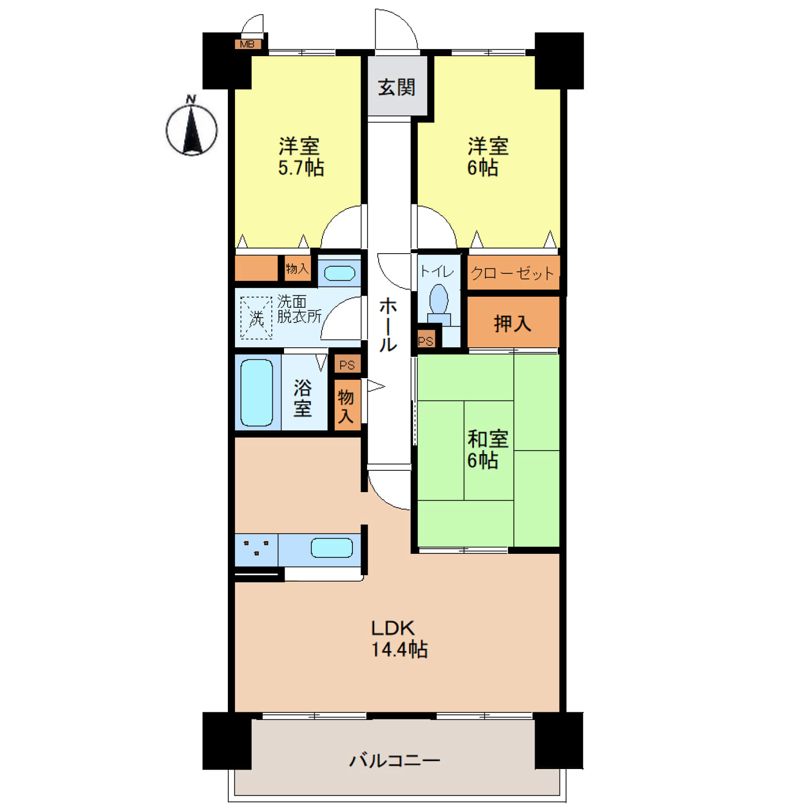 姫路市網干区和久【ロワイヤル網干駅前】2025年3月大規模修繕工事完了♪JR山陽本線「網干」駅　徒歩2分の好立地♪高層階で南向きのバルコニーは日当たり良好♪周辺環境や収納も充実♪和室もあり、広々ゆったり過ごせます♪
