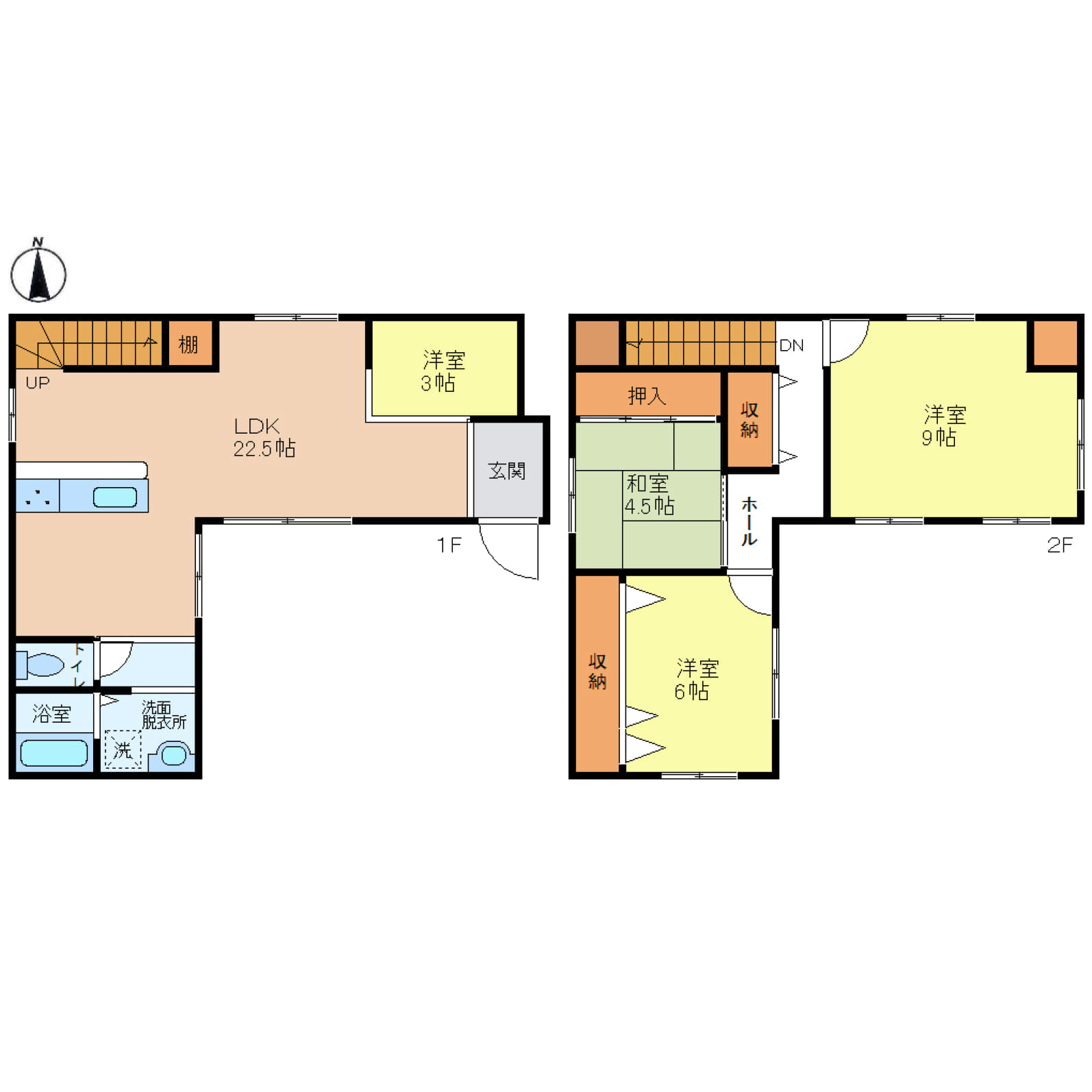 姫路市山吹　オール電化・太陽光パネル有り♪LDKは広々22.5帖で収納も豊富に完備♪周辺施設も充実で、小・中学校も徒歩圏内♪駐車スペースは2台分あり、木のぬくもりが感じられるお家です♪