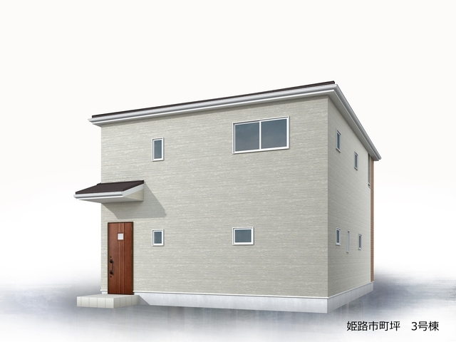 姫路市町坪　全3区画【3号棟】17帖LDKと6帖の洋風和室が魅力、ゆとりある空間設計の4LDK♪インナーバルコニーとウォークインクローゼットを備え、快適性と収納力を両立♪全居室収納付き・駐車2台可能で、家族みんながのびのび暮らせる住まいです♪