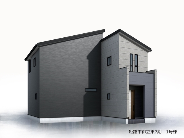 姫路市御立東7期　全1区画【1号棟】南向きインナーバルコニーと19.4帖の広々LDKが、家族時間をもっと心地よくする3LDK♪駐車2台可能で、スーパー・コンビニも徒歩15分圏内の便利な住環境♪ファミリークローゼット2つ＋全居室収納付きで、毎日の片付けもスマートに♪