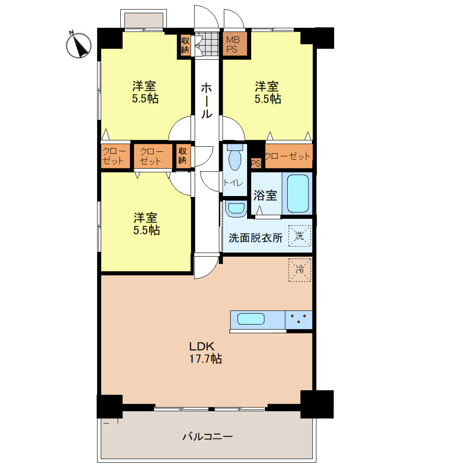 姫路市東今宿【ライオンズマンション姫路東今宿】JR姫新線「播磨高岡」駅　徒歩13分、スーパー・コンビニ・薬局徒歩5分以内に揃う便利な立地♪最上階・角部屋で、日当たりと眺望をしっかり確保♪全洋室にクローゼット付きの快適住まいで、家族みんなに嬉しい住環境♪
