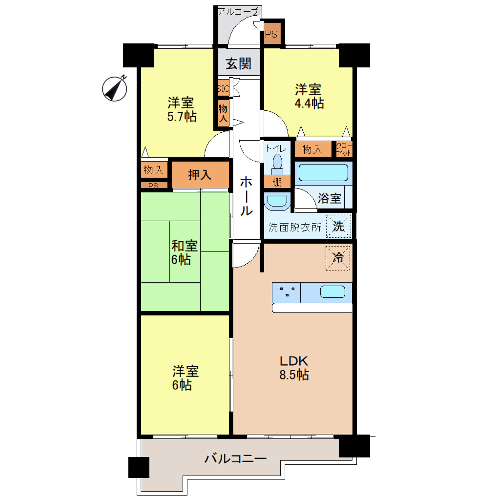 姫路市飾磨区【ネオハイツ姫路アメニティ】山陽電気鉄道　網干線「西飾磨」駅　徒歩15分で通勤・通学に便利な好立地♪スーパー・コンビニ・薬局も徒歩5分圏内で生活便利♪川や公園も近く、便利さと自然を両立した住まい♪