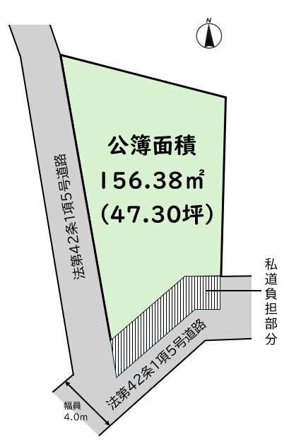 姫路市飯田　中地ランプまでお車で1分！アクセス良好！近隣、商業施設充実の生活に便利な立地です♪建築条件なし！！お好きな工務店・ハウスメーカーで建築できます。