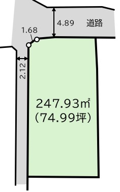 姫路市飾磨区阿成中垣内　山陽電鉄本線「妻鹿」駅　徒歩4分の好立地♪約75坪の土地です♪高浜小学校・飾磨東中学校　徒歩15分以内でお子様の通学も安心♪スーパー・薬局・コンビニも徒歩圏内♪建築条件無し！お好きな工務店・ハウスメーカーで建築できます♪